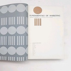 Fundamentals of Marketing by William J. Stanton 3rd Edition 1971 Hardcover Book