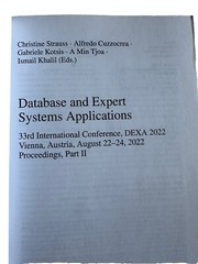 Lecture Notes in Computer Science Ser.: Database and Expert Systems Applications
