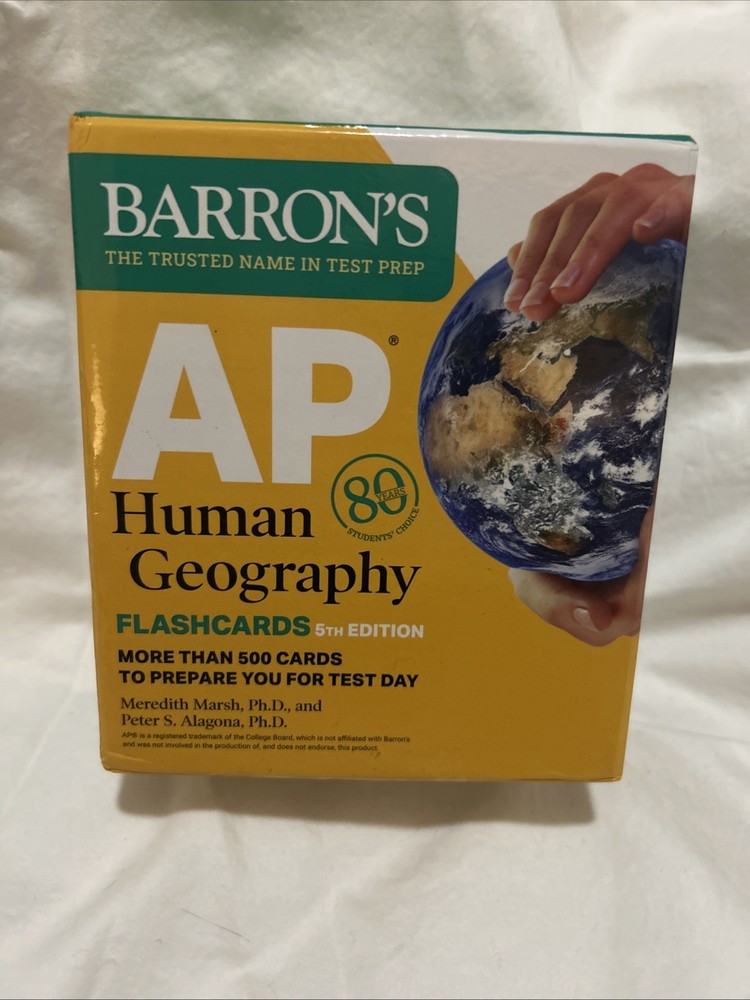 Barron’s Ap Prep Ser.: AP Human Geography Flashcards, Fifth Edition: up-To-Date