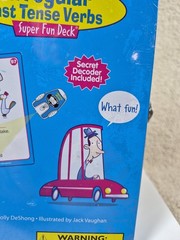 100 Irregular Past Tense Verbs Super Duper Fun Deck Cards Secret Decoder New