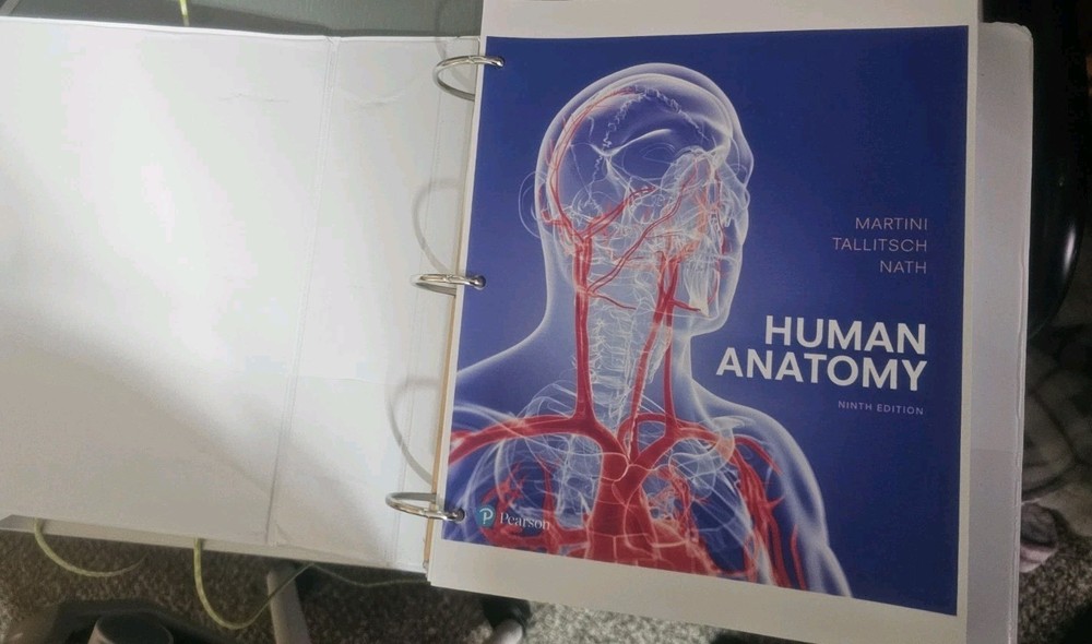 Human Anatomy by Martini, Tallitsch 9th Edition Hardback. 3 Ring Bound Pages