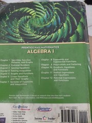 Prentice Hall Mathematics, Algebra 1 by Prentice-Hall Staff (2006, Trade…