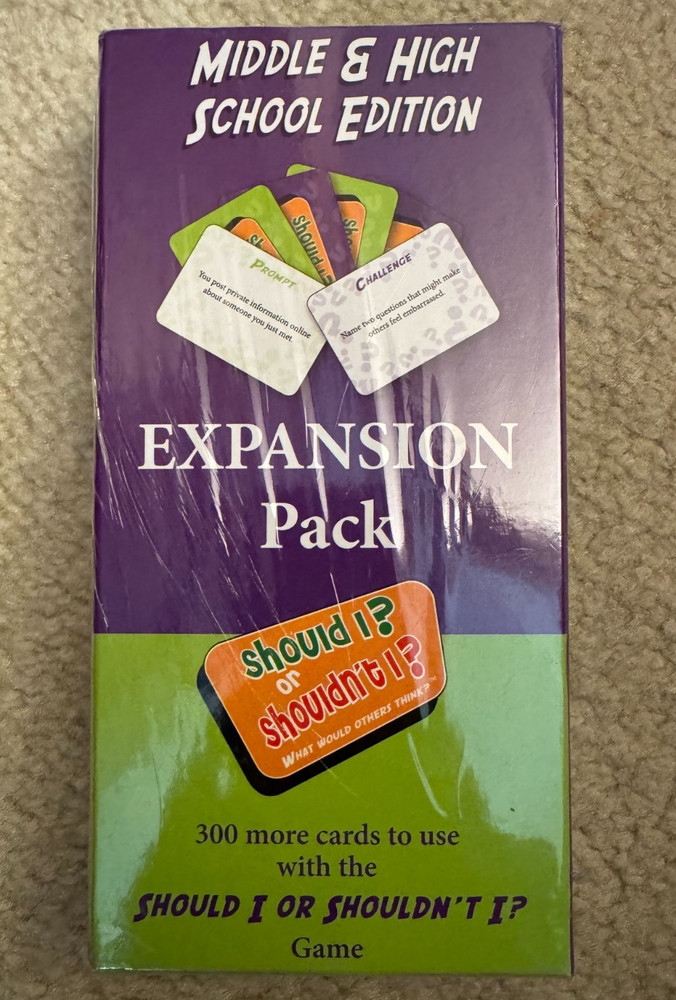 Should I or Shouldn’t I? Game Expansion Pack – Middle & High School Edition