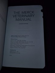 The Merck Veterinary Manual Eleventh Edition by Merck Editor (2016, Hardcover)