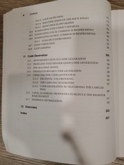 Electrical and Computer Engineering Ser.: Algorithms for Compiler Design/C O. G.