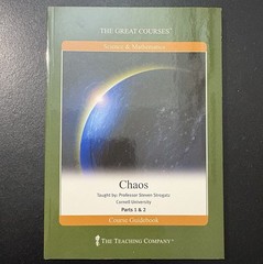 Great Courses: Chaos Course GUIDEBOOK ONLY No DVDs