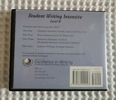IEW Student Writing Intensive Level B Middle School Homeschooling; Andrew Pudewa