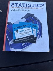 Statistics : Informed Decisions Using Data by Michael Sullivan III (2016,…