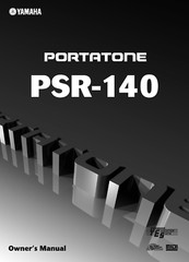 Yamaha PSR-140 Instruction Manual: 52 Pages & Protective Covers!