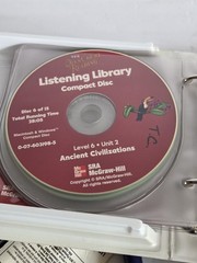 SRA Open Court Reading Preschool Level K Compact Discs Listening Library Level 6