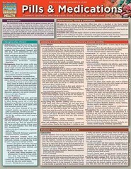 Pills & Medication QuickStudy Laminated Reference Guide (QuickStudy Health) pa