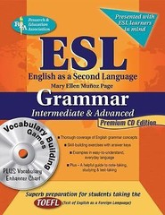 ESL Intermediate/Advanced Grammar w/Vocab Builder w/CD-ROM (English as a Second