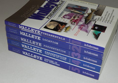 WALLEYE Critical Concepts COMPLETE SET In Fisherman 1 2 3 4 5 FISHING Book lot