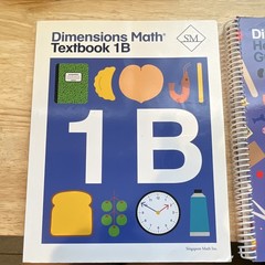 Singapore Math Dimensions Math 1B Textbook Spiral Bound English Paperback