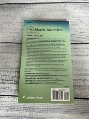 The Psychiatric Interview – Paperback, by Carlat Daniel – Good c