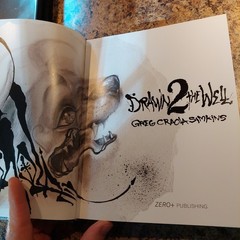 Drawn 2 the Well by Greg Craola Simkins 2021 1st Ed. Zero + Pub. Ltd Ed. Signed