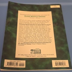 Walch Document-Based Assessment Activities Global History Classes PB Noonan 1999