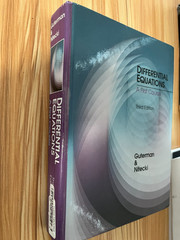 Differential Equations: A First Course, Third Edition, Hardcover, US Seller