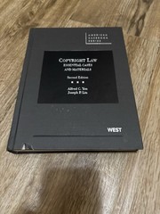 American Casebook Ser.: Copyright Law, Essential : Cases and Materials by Alfred