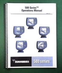 Humminbird 515 525 535 565 575 Instruction Manual: 86 Pages & Clear Covers!