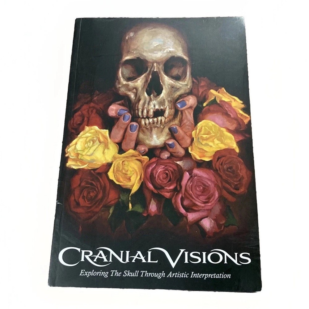 CRANIAL VISIONS Art Book Mike DeVries Skulls Tattoo – See Description