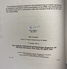 Electrical & Electronics Graphic Symbols Reference IEEE ANSI 1987 HC Ex-Library