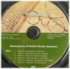 The Great Courses – Masterpieces of Ancient Greek Literature (New) 71910