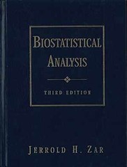 Biostatistical Analysis – Hardcover, by Jerrold H. Zar – Good