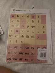 Wilson Fundations Students Mini-Packet Home Support Level 2 Letter Tiles Sealed