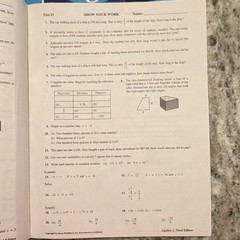 Saxon Algebra 1/2 Incremental Development 3rd Ed Hardcover 2004 Homeschool Lot