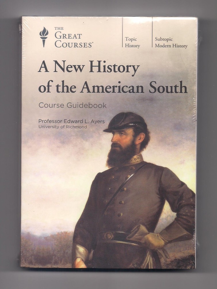 A NEW HISTORY OF THE AMERICAN SOUTH 4-DVD set + Book SEALED Great Courses