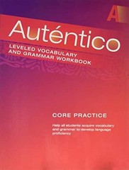 Autentico 2018 Leveled Vocab – Paperback, by Savvas Learning Co – Very Good o