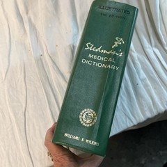 VINTAGE 1970 LARGE Stedman’s Medical Dictionary – 21st Illustrated Edition