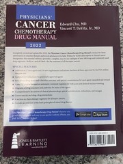 Physicians’ Cancer Chemotherapy Drug Manual 2022