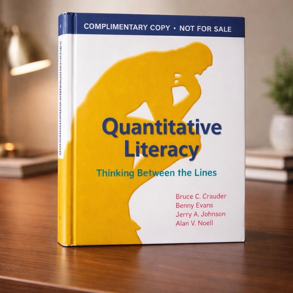 Quantitative Literacy Thinking Between the Lines Hardcover