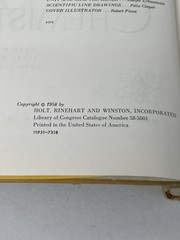 1958 Modern Chemistry Textbook by Charles E. Dull Holt Rinehart Winston Vintage