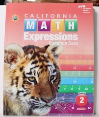 HMH: Math Expressions California Student Activity Book Grade 2 Volume 1 & 2 LN