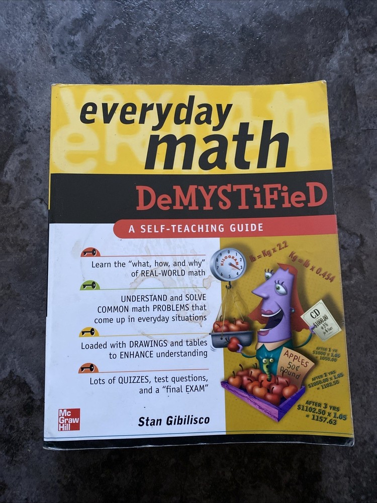 Demystified Ser.: Everyday Math Demystified by Stan Gibilisco (2004, Paperback)