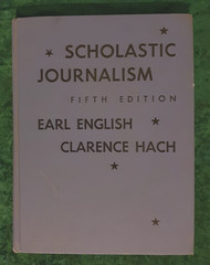 Scholastic Journalism 5th Edition – English & Hach – 1973 Hardcover – Good
