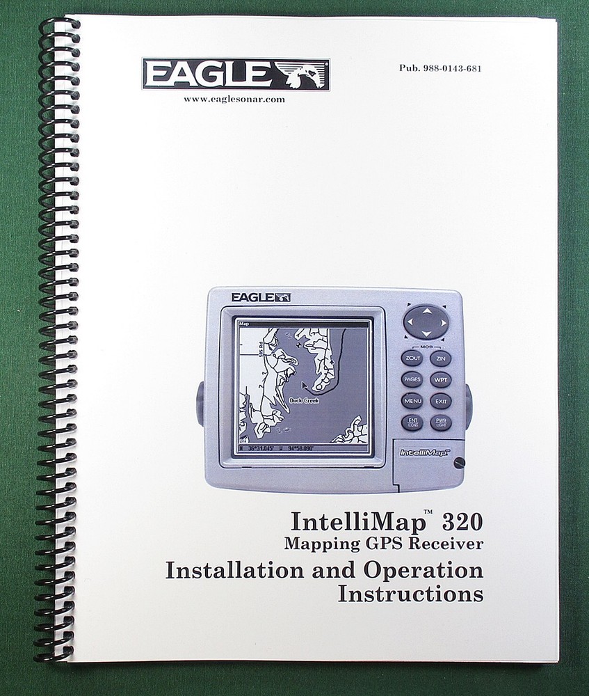 Eagle IntelliMap 320 Instruction Manual: 128 Pages & Protective Covers!