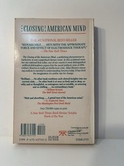 The Closing of the American Mind – Paperback By Bloom, Allan – GOOD