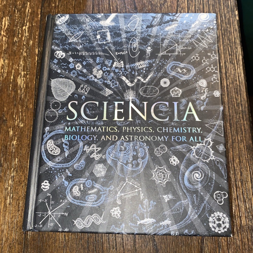 Wooden Bks.: Sciencia : Mathematics, Physics, Chemistry, Biology, Astronomy VG