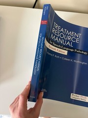 treatment resource manual for speech language pathology 7th edition