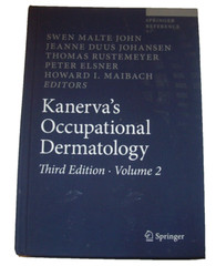 Kanerva’s Occupational Dermatology Third Ed Vol 1 & 2 Springer Hardcover (B252)
