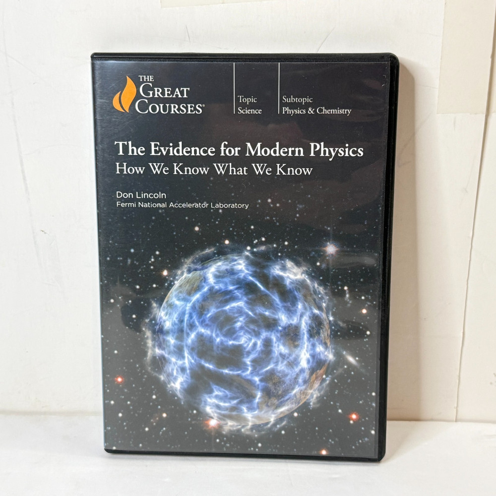 The Evidence for Modern Physics The Great Courses DVD Set Only [VG]