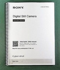 Sony DSC-RX0 Instruction Manual: 56 Pages & Protective Covers!