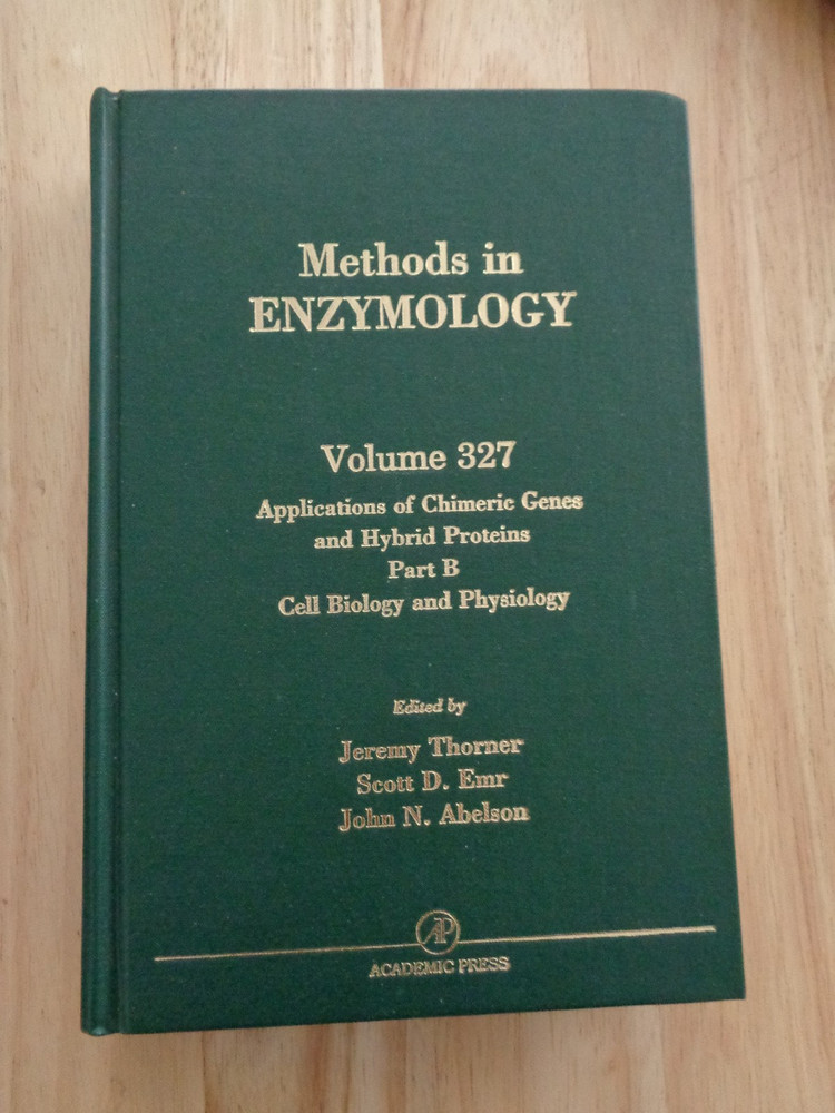 Methods in Enzymology Ser.: Vol 327 by Jeremy Thorner, Scott D. Emr HC