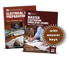 Mike Holt 2023 Electrical Exam Preparation with Master Exam & Answer Keys