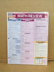Math Review – Bar Charts Quick Study Academic Guides – Laminated Algebra More