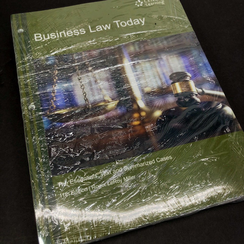 Cengage Business Law Today Roger LeRoy Miller Essentials Summarized Loose Leaf